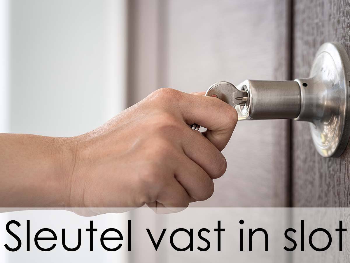 sleutel vast in slot