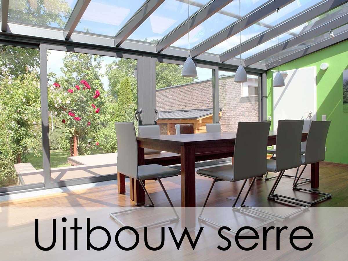 glazen uitbouw